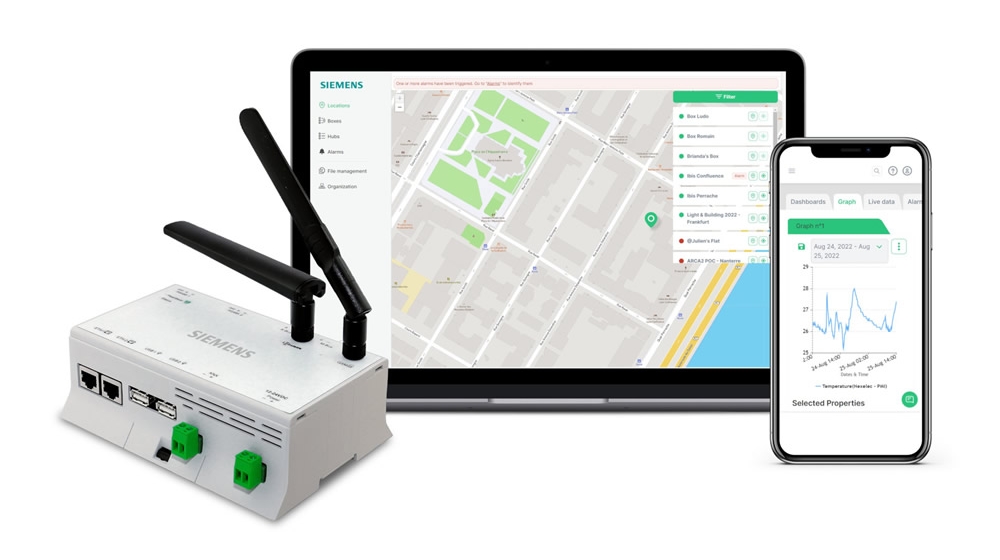 Dispozitiv de supraveghere si monitorizare a cladirii Siemens Connect Box