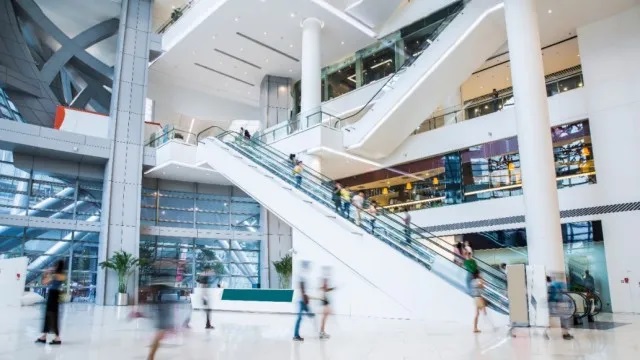 Detector optic liniar de fum Siemens FDL242 - Atrii, centre comerciale, teatre