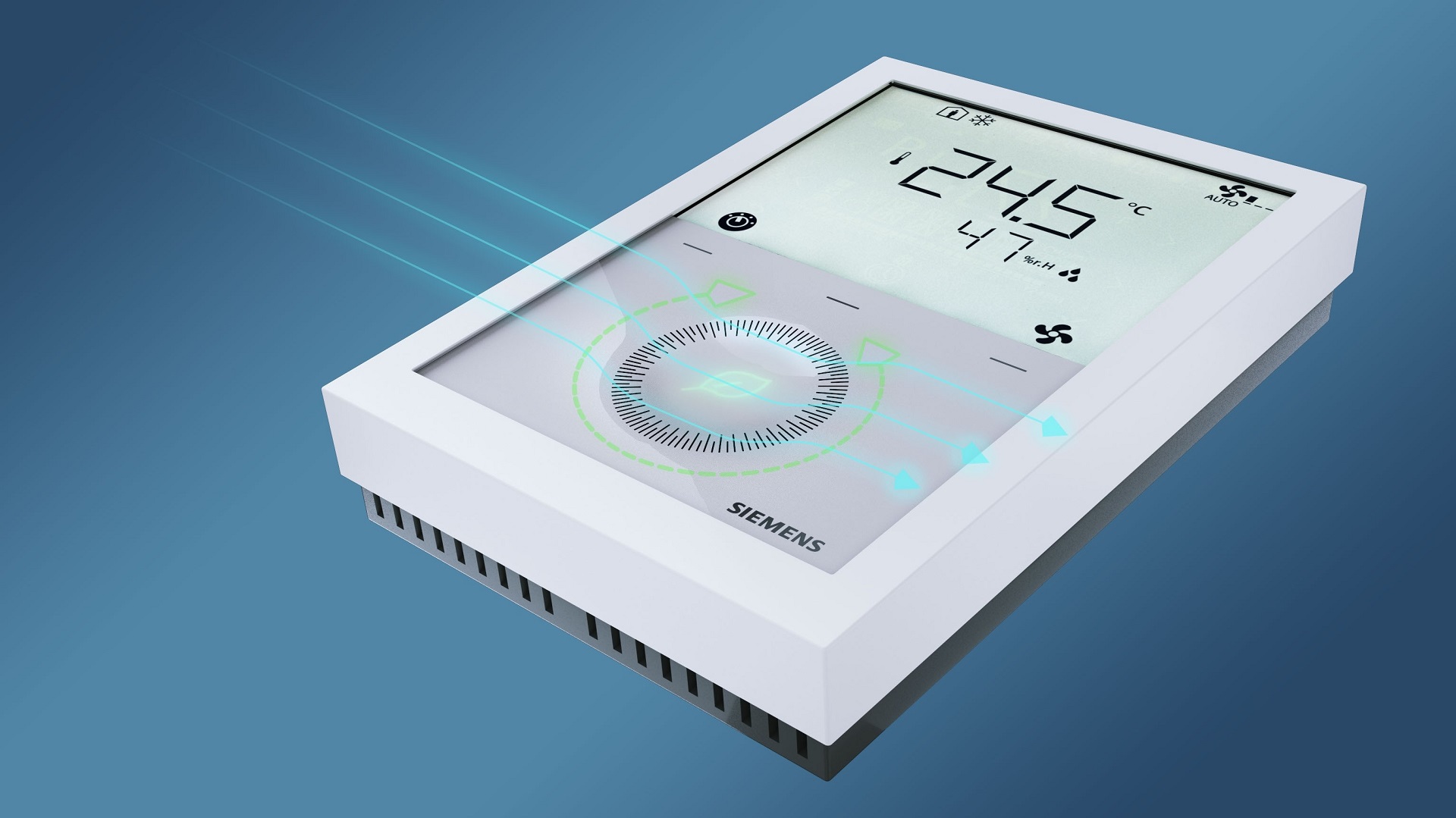 Termostat de camera inteligent Siemens RDG200 cu comunicatii KNX