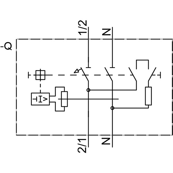 Intreruptoare diferentiale cu protectie la suprasarcina si scurtcircuit Siemens 5SV1313-1KK16