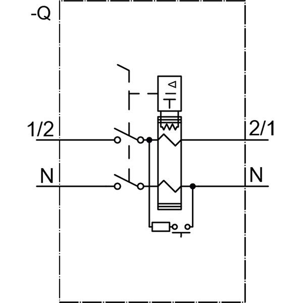 Intreruptoare diferentiale cu protectie la suprasarcina si scurtcircuit Siemens 5SV1313-1KK16