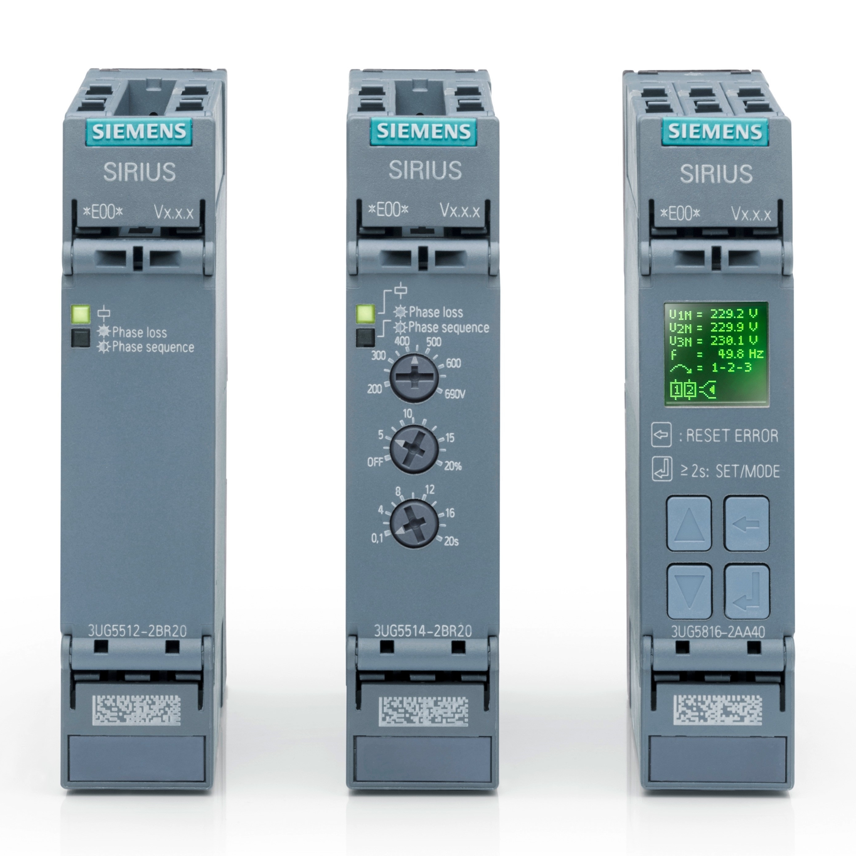 Relee de monitorizare a liniei Siemens SIRIUS 3UG5