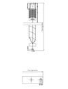 Jaluzele exterioare Hella AF50E - detalii CAD
