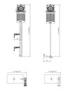 Jaluzele exterioare Hella AF80 - detalii CAD