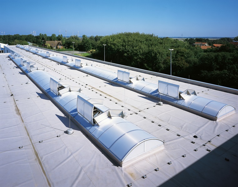 Luminatoare tip banda Lamilux B - forma arcuita