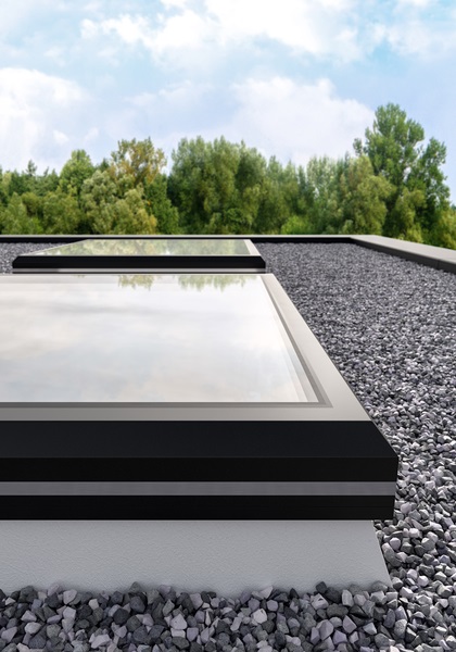 Luminatoare tip fereastra Lamilux FE cu rama din aluminiu