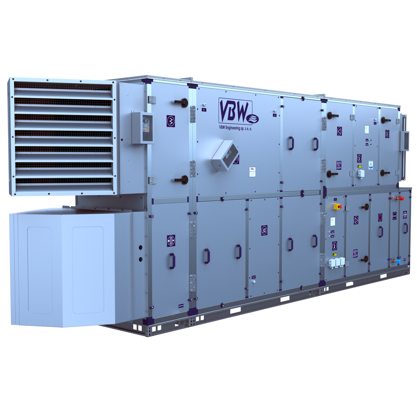 Centrala modulara de tratare aer VBW BD pentru exterior