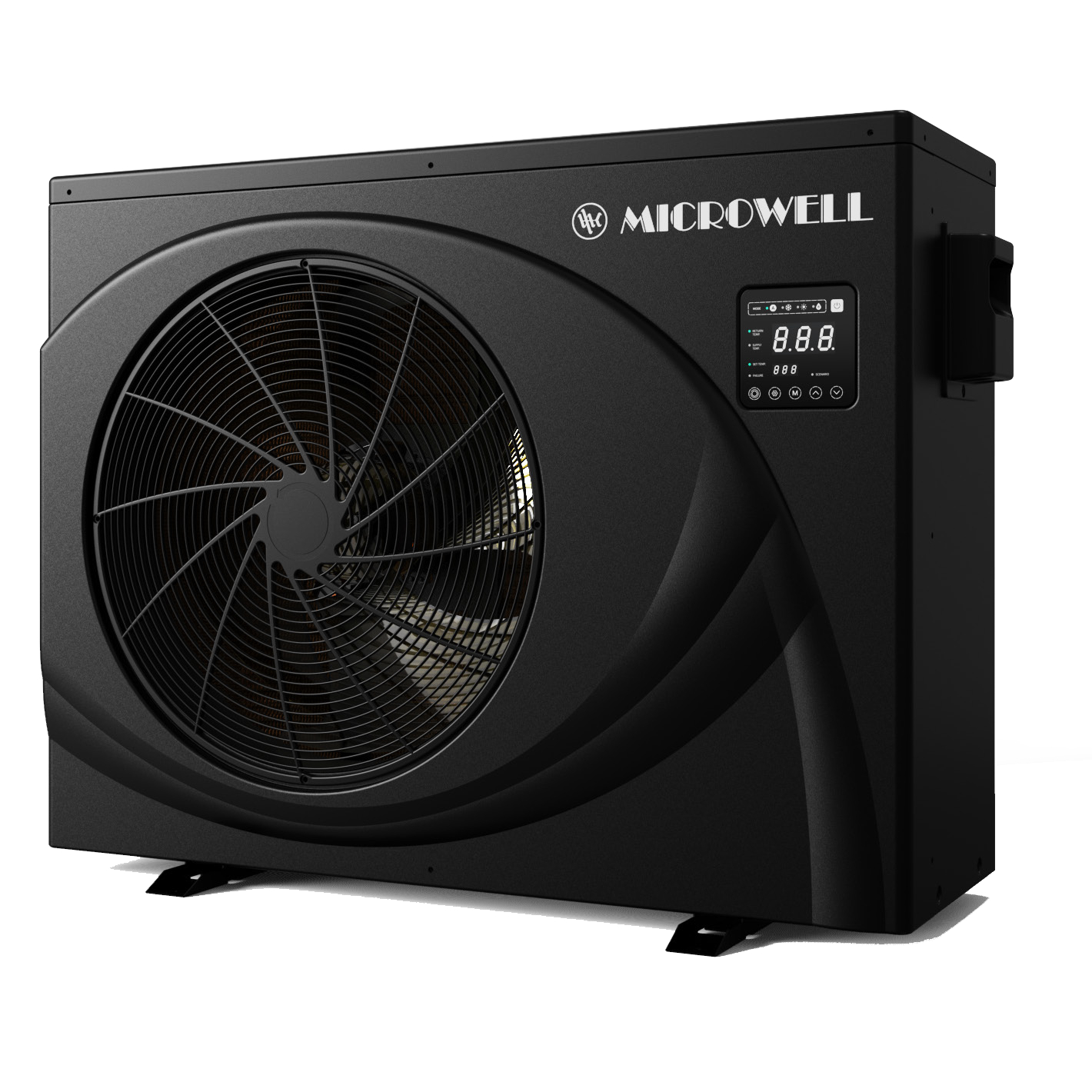Pompa de caldura Microwell HP BLACK Inverter Compact pentru piscine