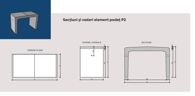 Element podet P2