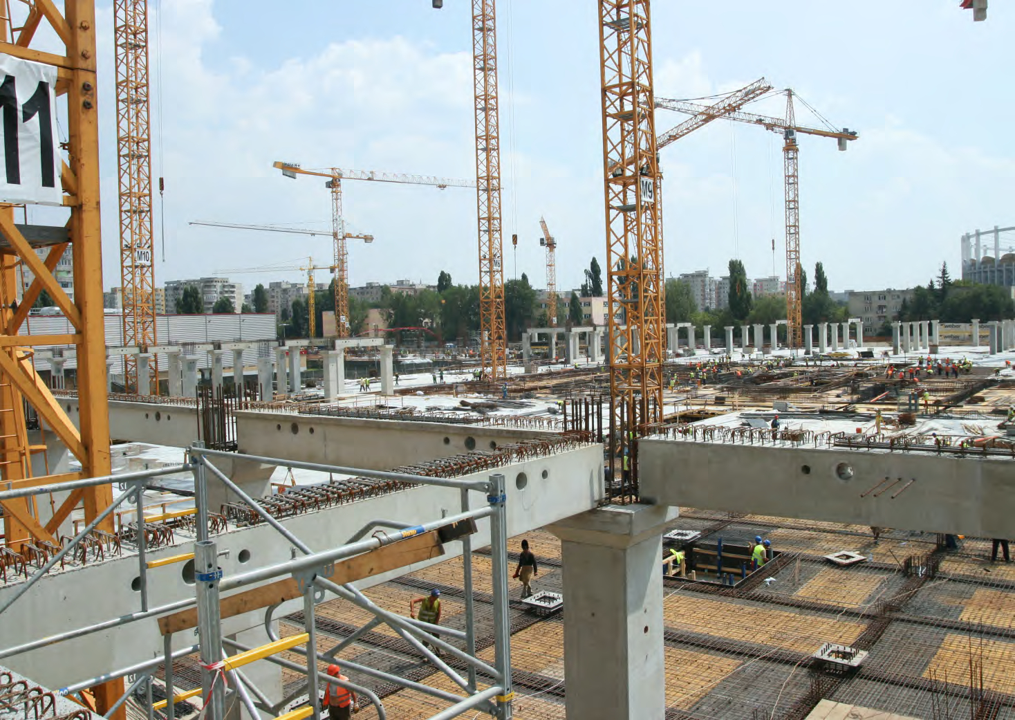 Produse prefabricate din beton pentru structuri la cheie Somaco