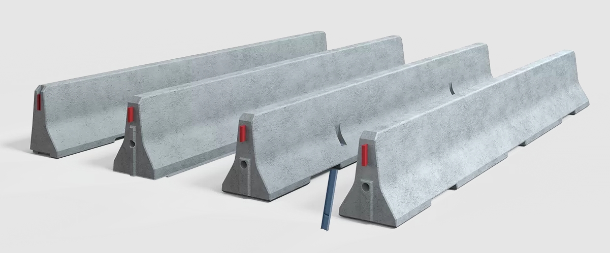 Parapete prefabricate din beton DELTABLOC® DB80