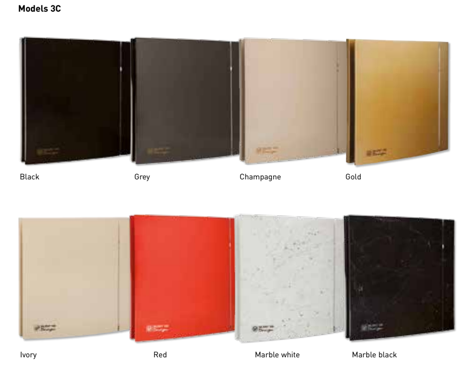 Ventilatoare rezidentiale pentru bai Soler&Palau Silent-Design