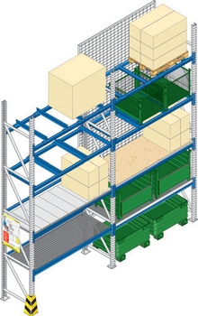 Sisteme de rafturi pentru paleti PR350