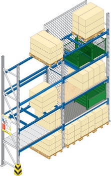 Sisteme de rafturi pentru paleti PR600