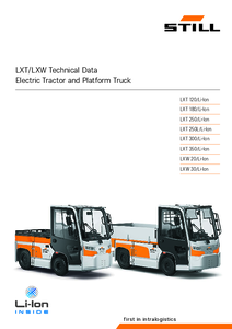 Utilaj de transport si remorcare STILL LXT 120/350 - fisa tehnica
