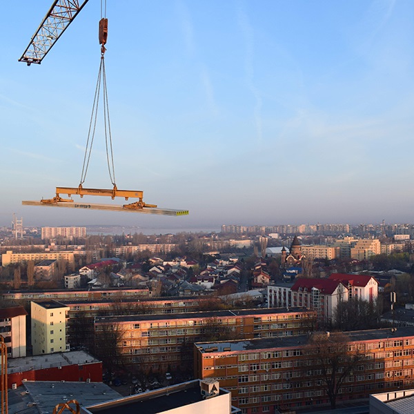 Fasii prefabricate cu goluri SW Umwelttechnik - The Bridge, Bucuresti 2016