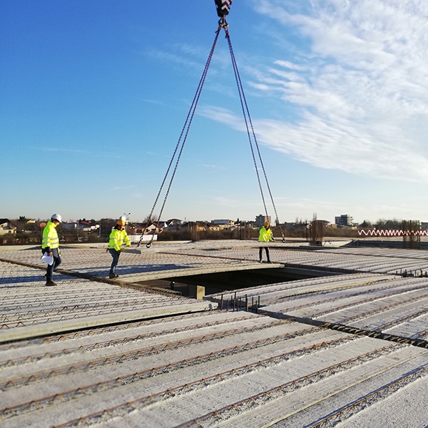 Predale prefabricate cu trigon SW Umwelttechnik - Colosseum, Chitila 2019