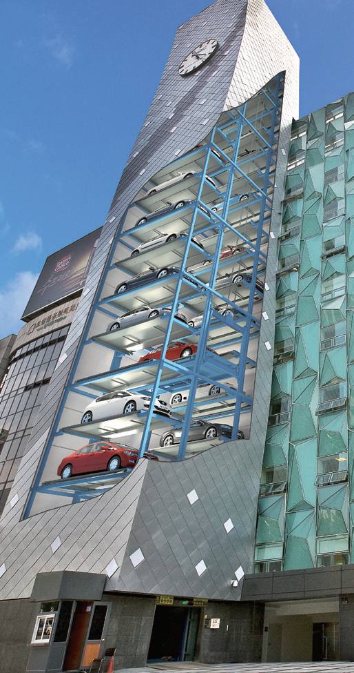 Sisteme de parcari automatizate mecanice tip turn Parking Smart