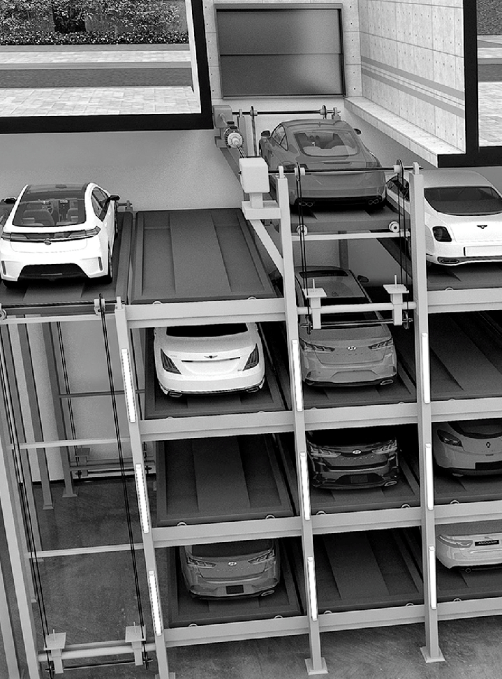 Sisteme de parcari automatizate mecanice circulare-multistrat Parking Smart