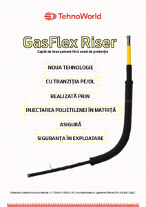 Capat de bransament fara anod de protectie GasFlex Riser - fisa tehnica