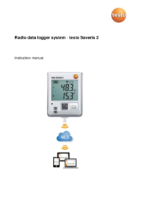 Sistem WiFi de monitorizare a temperaturii, umiditatii si CO₂ testo Saveris 2<br>Manual tehnic - prezentare detaliata