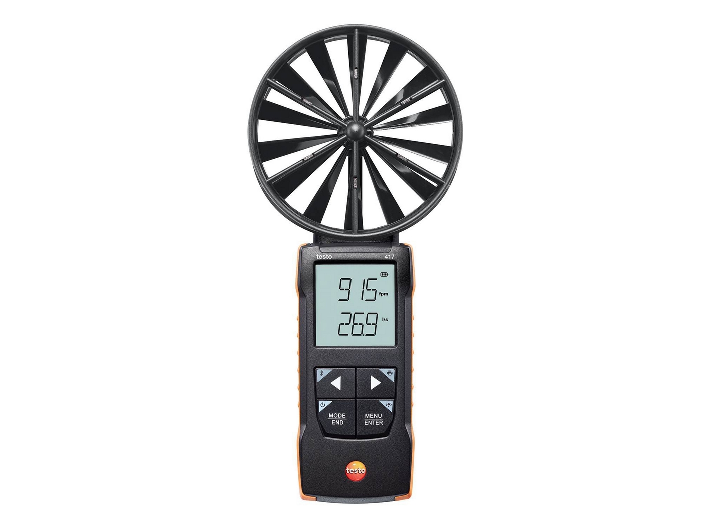 Anemometru digital cu elice de 100 mm testo 417