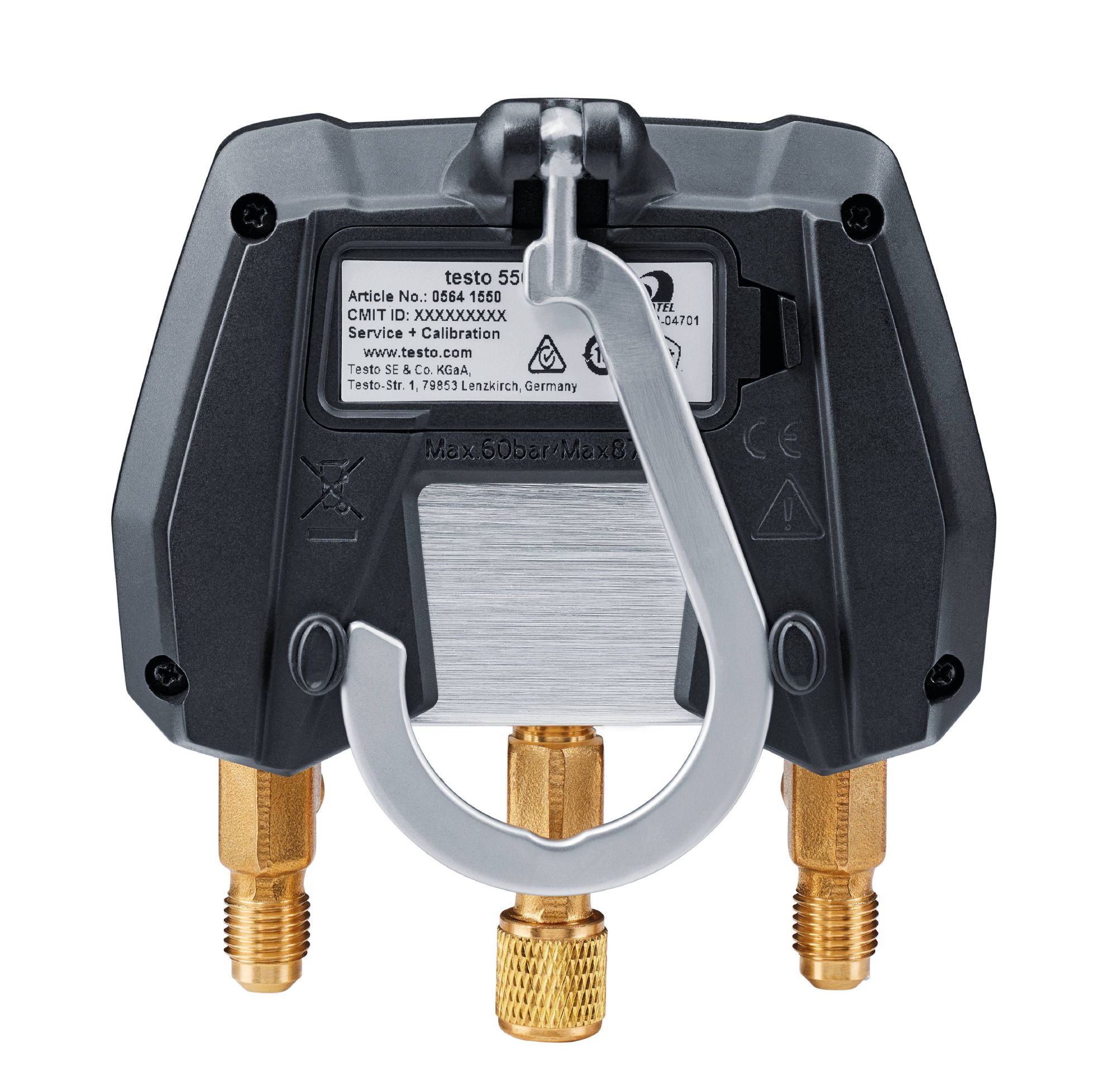 Manifold digital controlat prin aplicatie cu sonde de temperatura fara fir (NTC) testo 550i Set Smart