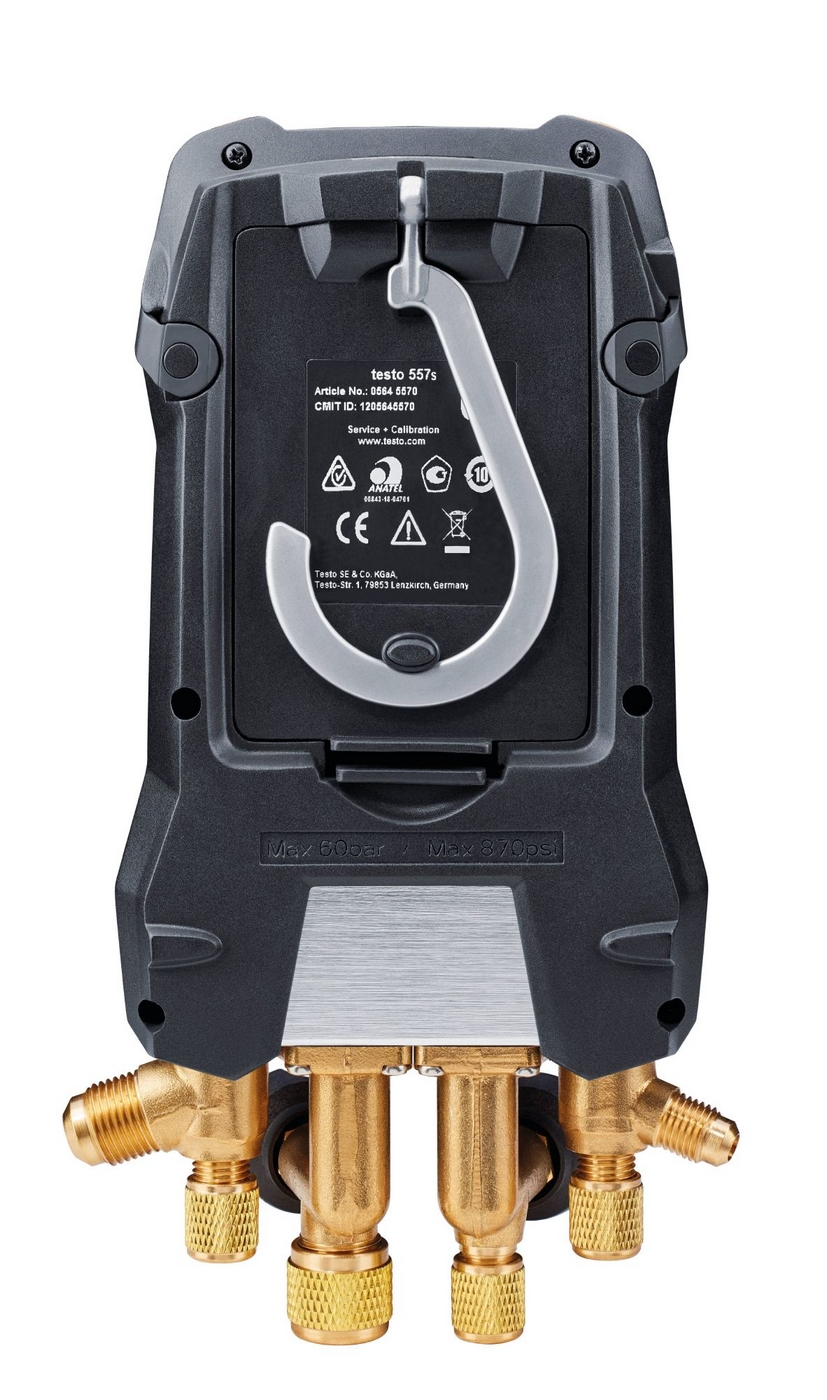 Manifold digital inteligent cu sonde wireless de vacuum si de temperatura tip cleste testo 557s Set Vacuum