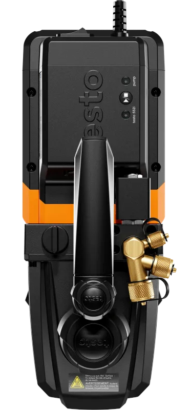 Pompa de vacuum inteligenta pentru evacuari automate testo 565i - Vedere de sus