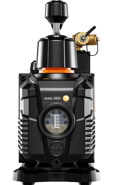 Pompa de vacuum inteligenta pentru evacuari automate testo 565i - Vedere din fata