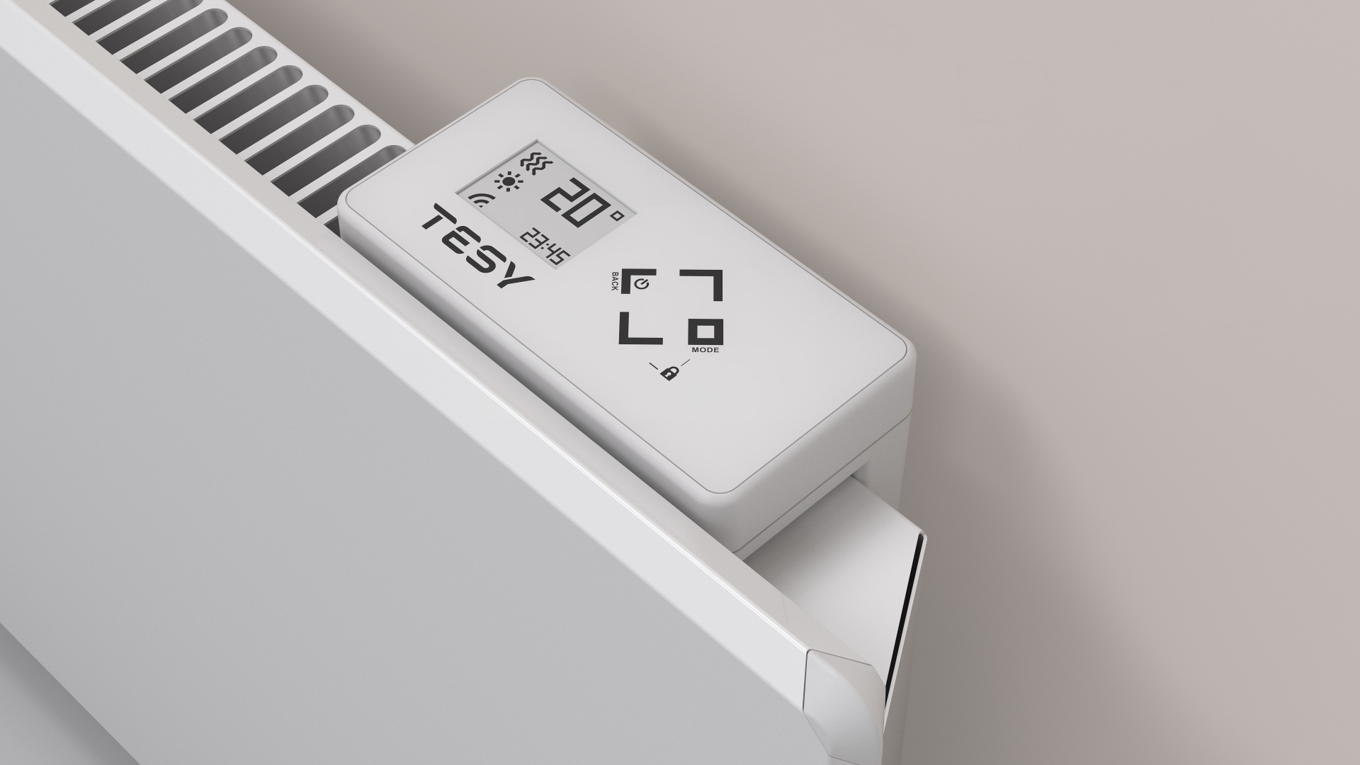 Convectoare electrice cu montaj pe perete FinEco Cloud cu AirSafe - CN 06 060 EA Cloud AS W