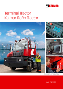 Cap tractor Kalmar TR618i - tractiune: 4x4; transmisie: Dana; putere [kW-rpm]: 185 kW-2200; GCW [kg]: 115000; motor: Volvo; raza de giratie: 6400 mm - fisa tehnica
