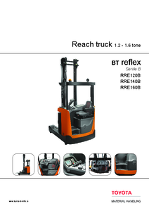 Reach truck BT Reflex seria B - fisa tehnica
