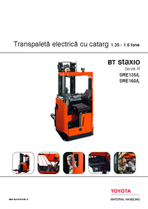 Stackere electrice SRE135, SRE135L, SRE160, SRE160L - 1.35-1.6 tone - fisa tehnica