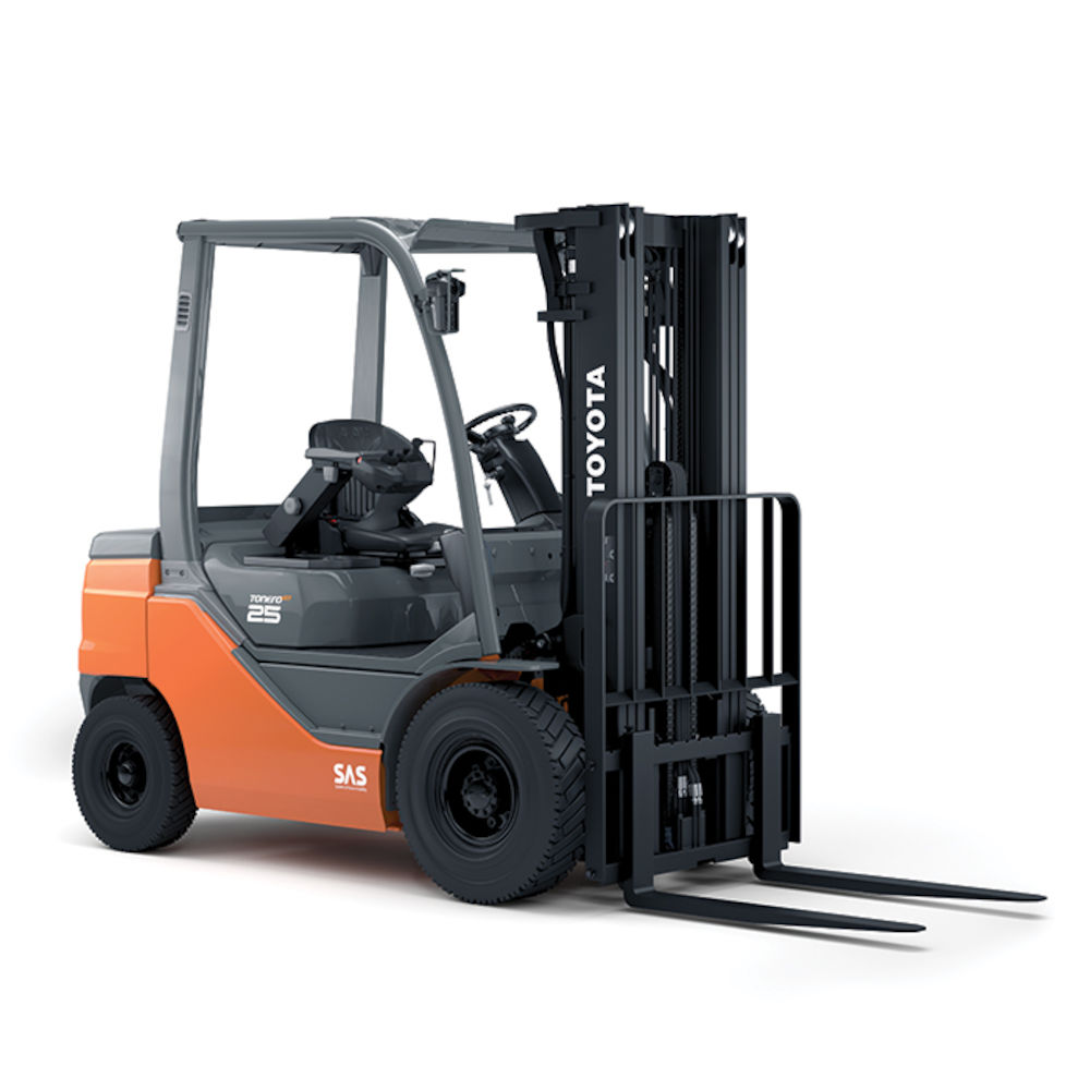 Motostivuitor Toyota Tonero HST cu capacitate de ridicare de 1,5 - 3,5 t