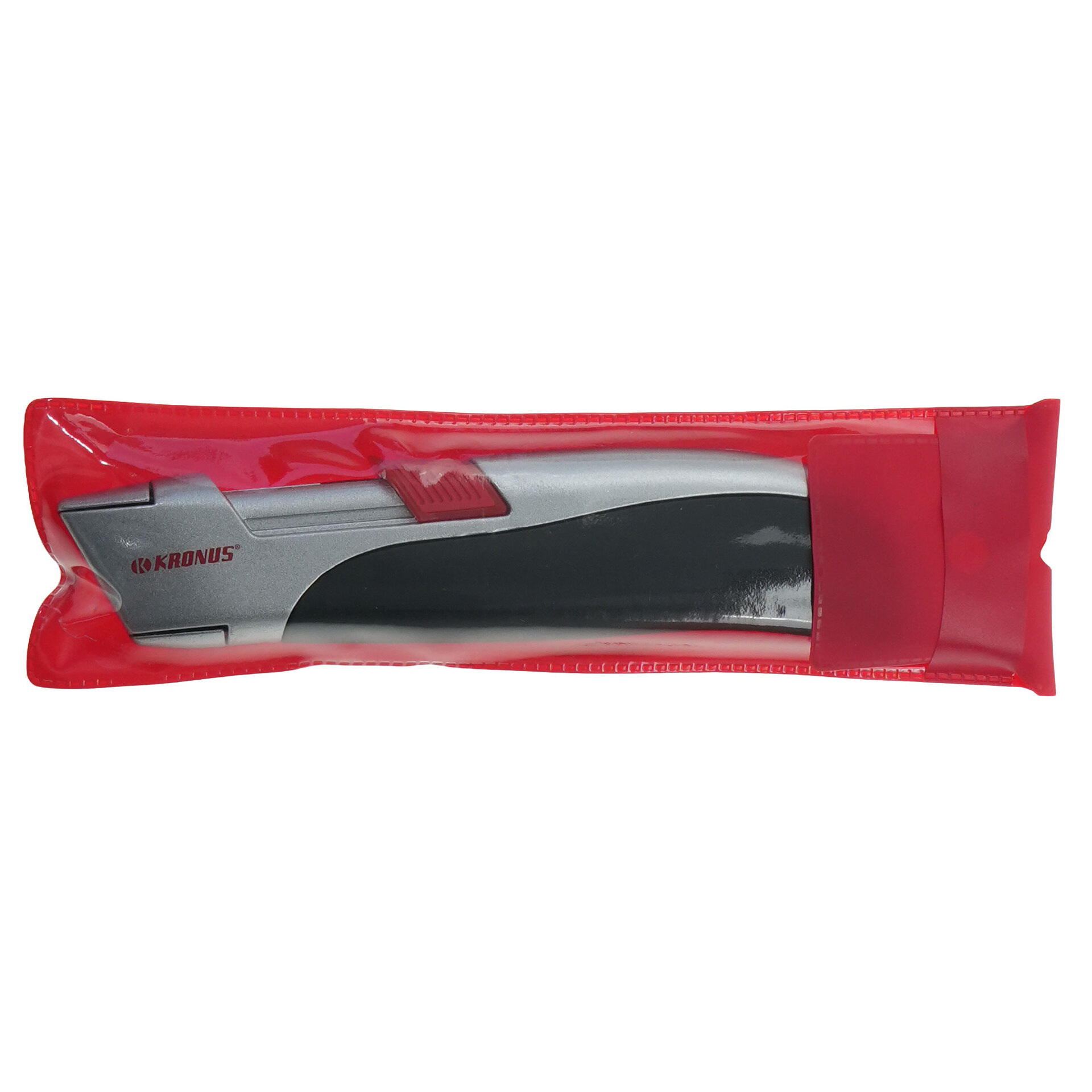 Cutter Kronus 7556SS.1 cu dubla securitate autoretractabil in husa PVC
