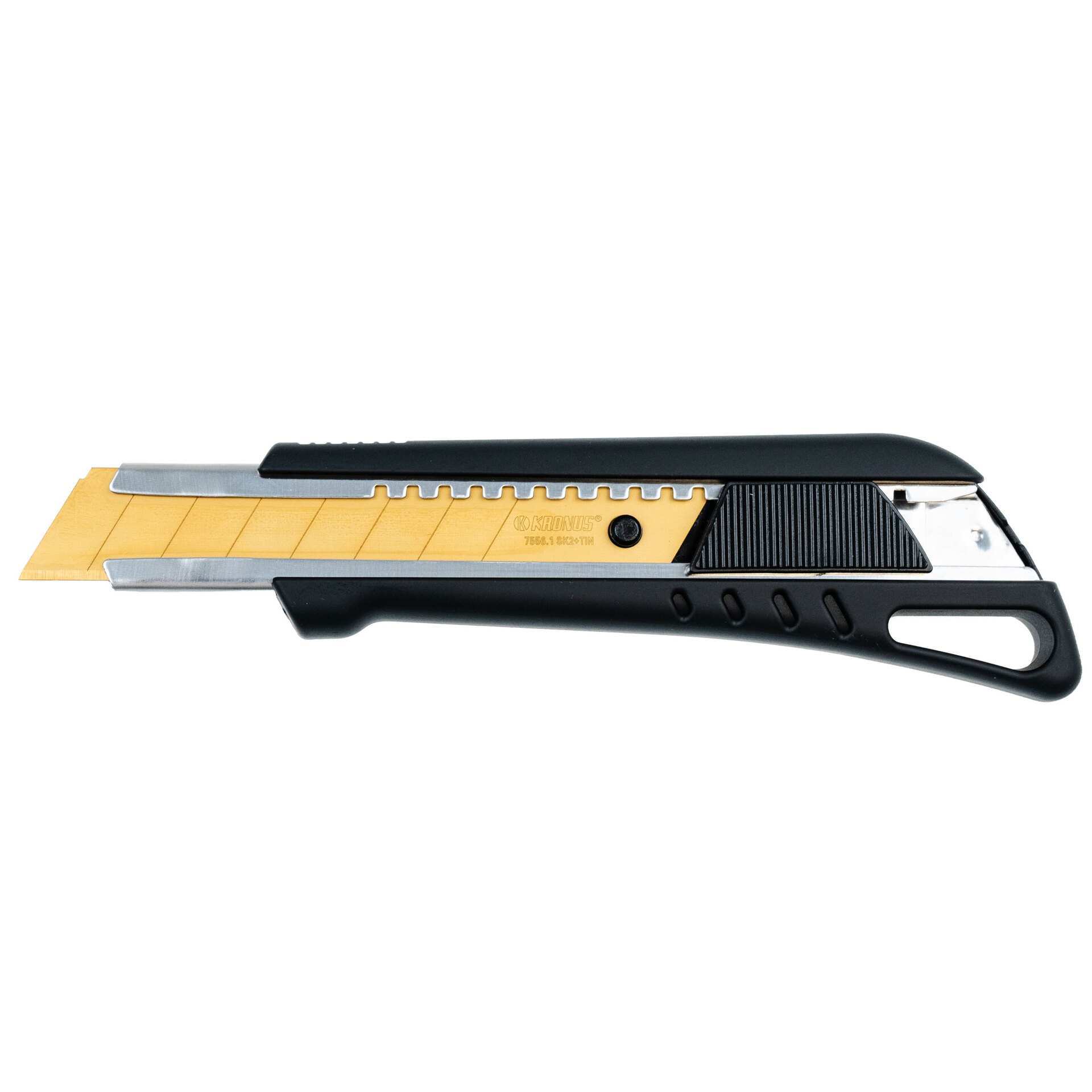 Cutter universal Snap Off 18 mm Kronus 7556DT cu 3 lame SK2+TiN