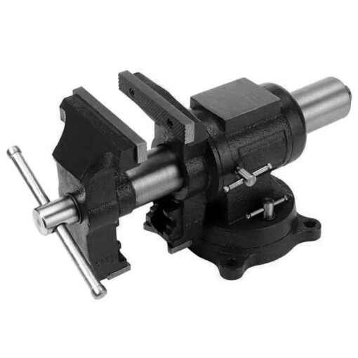 Menghina multifunctionala Kronus de atelier 5” / 125 mm cu baza pivotanta