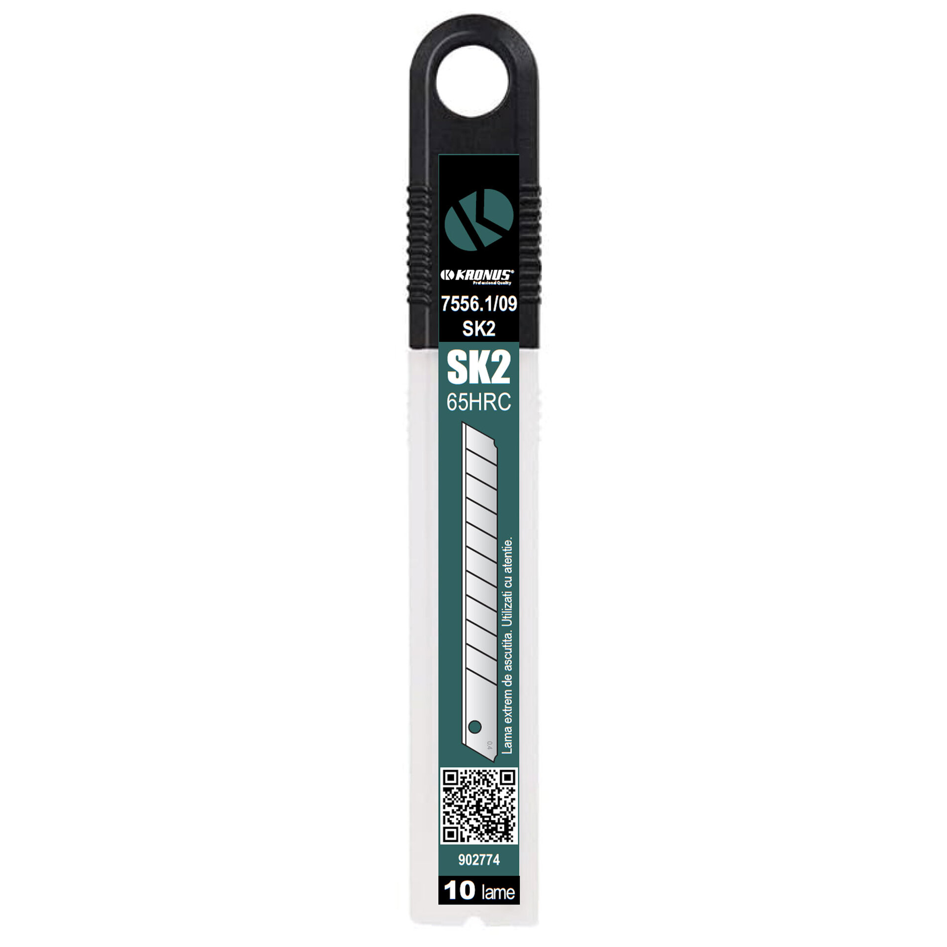 Set 10 lame de cutter 9 mm SK2 Kronus 7556.1/09-SK2