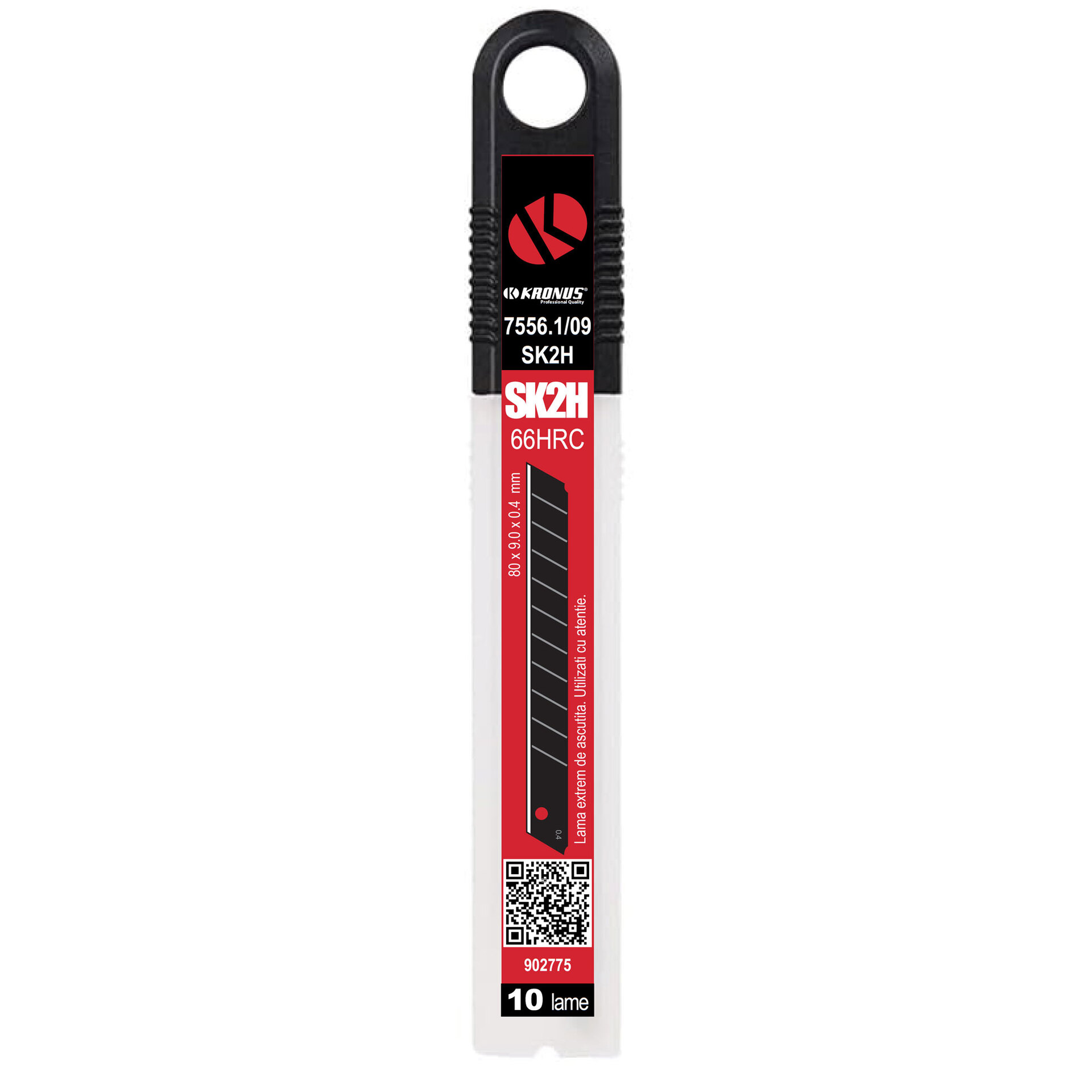 Set 10 lame de cutter 9 mm SK2H Kronus 7556.1/09-SK2H