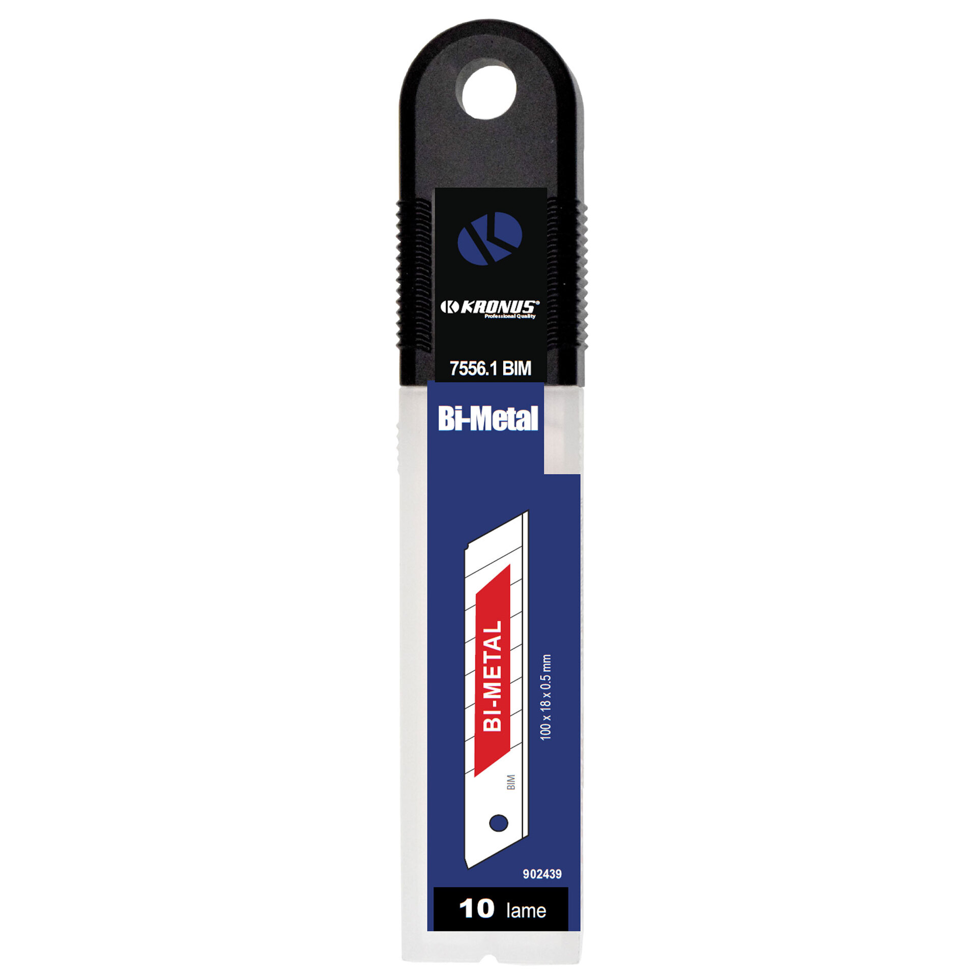 Set 10 lame de cutter Bi-Metal 18 mm Kronus 7556.1-BIM