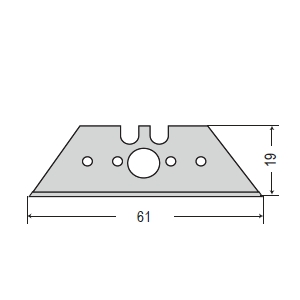 Set 10 lame trapezoidale SK2 Kronus 7556.10C5 pentru razuitor multifunctional