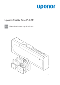 Uponor Smatrix Base Pulse - Sistem de comanda a temperaturii interioare - instructiuni de montaj