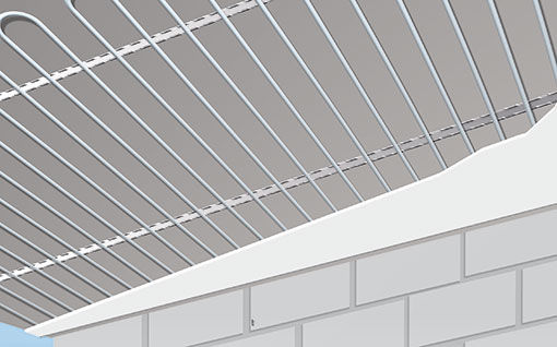 Sistem de incalzire si racire prin tavan si perete Uponor Fix 9.9