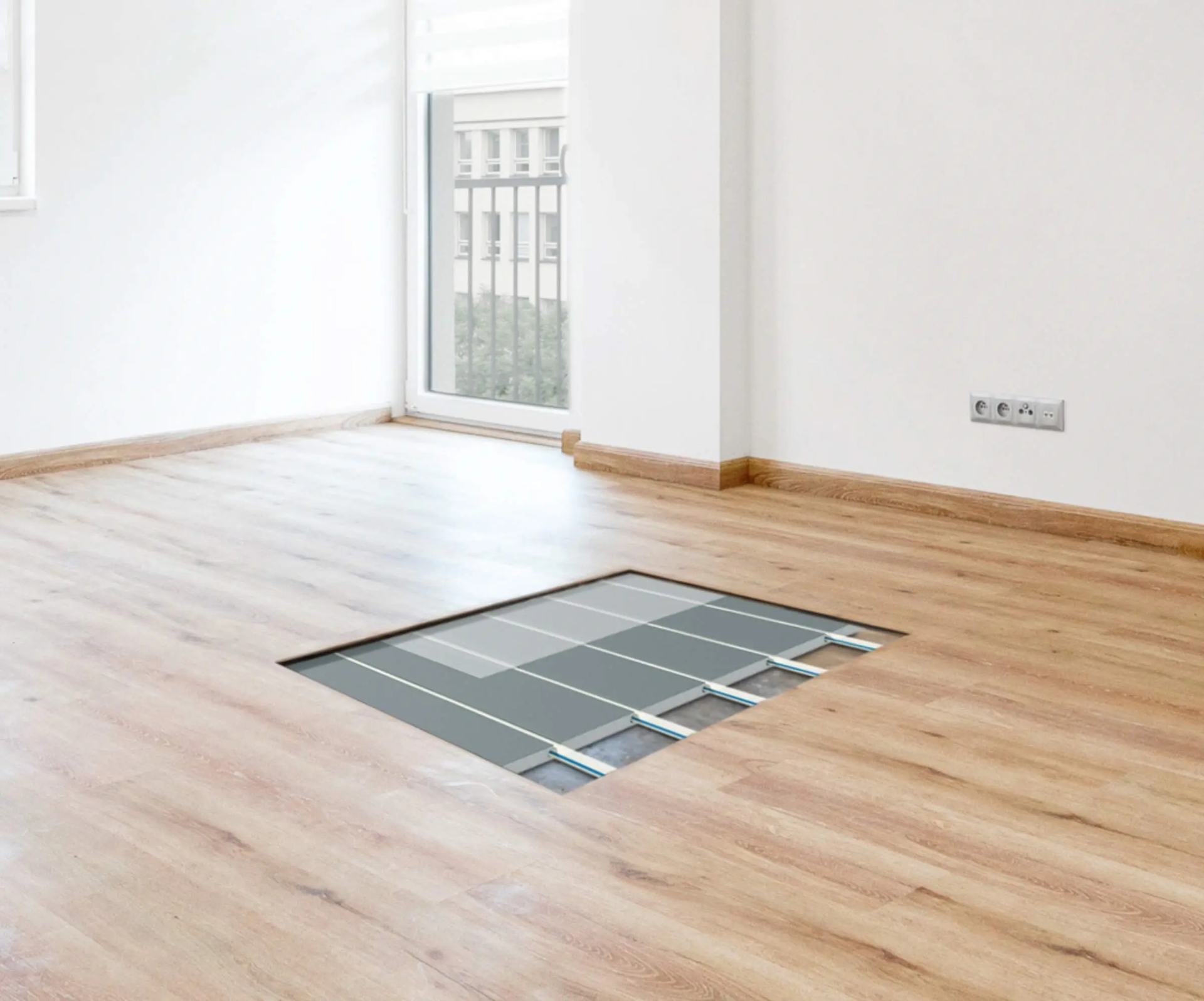 Sistem uscat de incalzire/racire prin pardoseala Uponor Siccus Mini