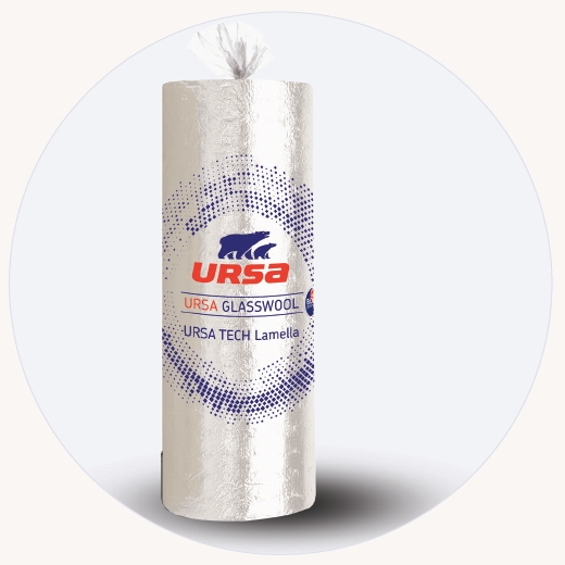 Vata minerala de sticla URSA Tech Lamella