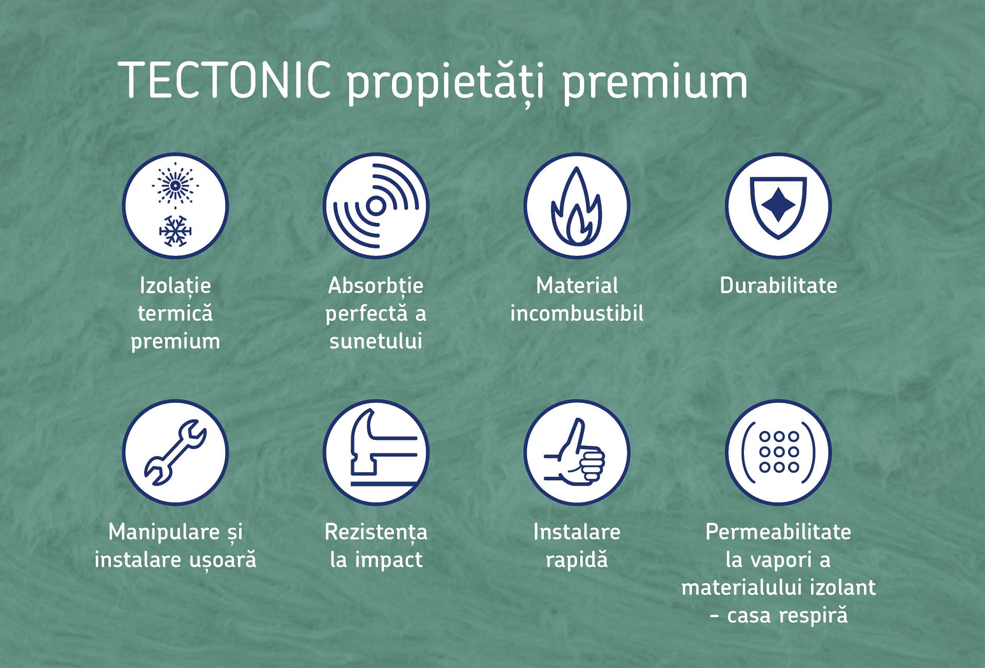 Placa izolatoare rigida din vata minerala hidrofobizata URSA Tectonic UPh/Vv