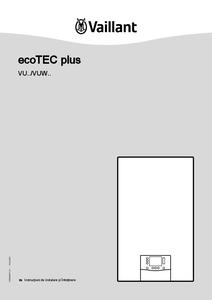 Centrala termica cu tehnica condensatiei ecoTEC plus 25-35 kW - instructiuni de montaj