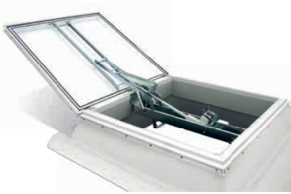 Sisteme de evacuare fum si gaze fierbinti pentru cupole VELUX Commercial - IREJET® 165 J SA 24V/48V/230V AZ