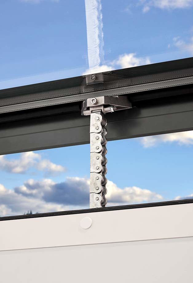Luminator modular VELUX Commercial Monolight cu modul de ventilatie 